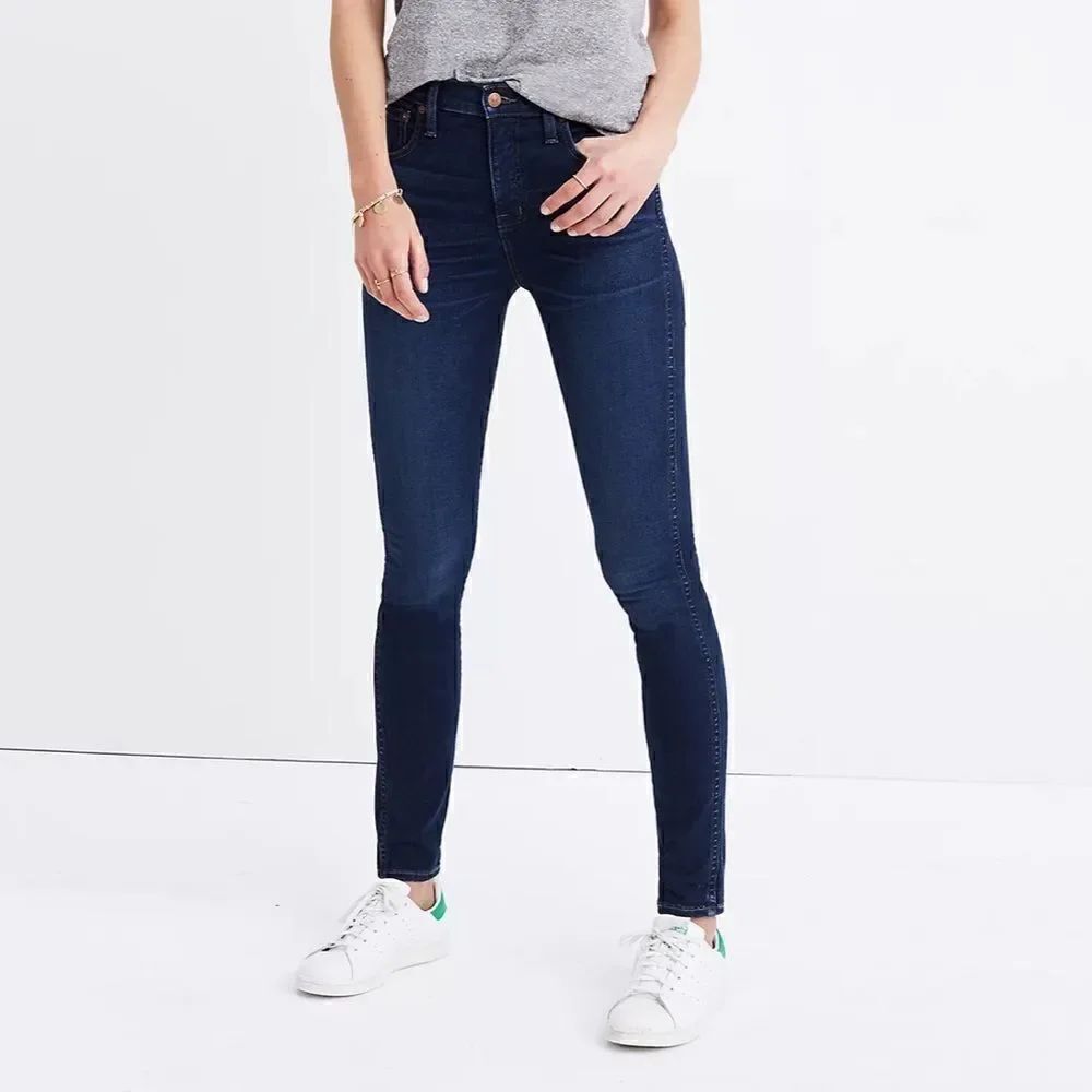 Madewell 10" High-Rise Skinny Jeans in Hayes Wash size 26